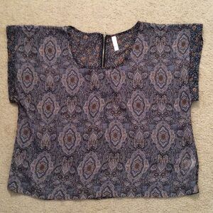 Boxy crop top‎